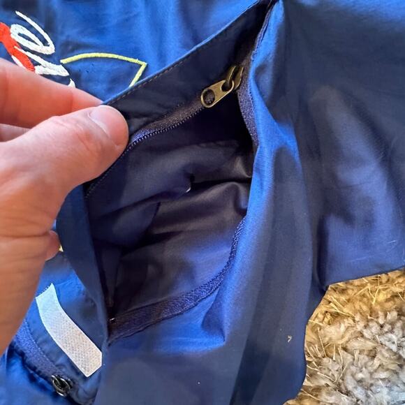 Rare Design Odd Future Windbreaker Small Tyler the Creator Navy Red Embroidered - Picture 5 of 8